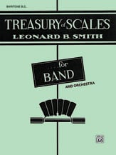 Treasury of Scales Baritone BC band method book cover